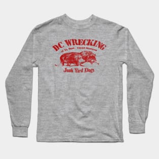 Vintage wrecking junk yard dogs Long Sleeve T-Shirt